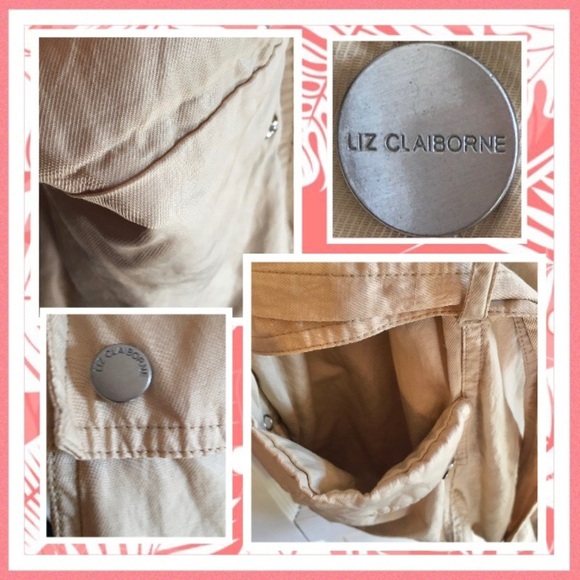 Liz Claiborne Light Tan Mid Length Coat - Picture 5 of 8